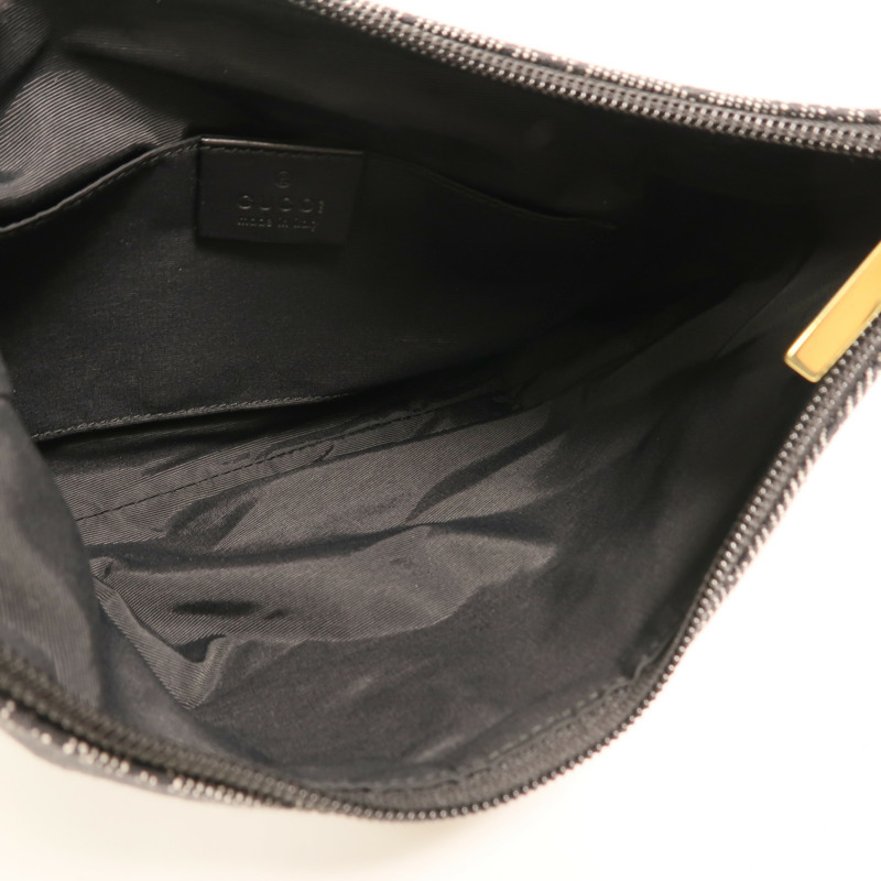 GUCCI 牛仔布Shoulder Bag金扣肩背袋-4
