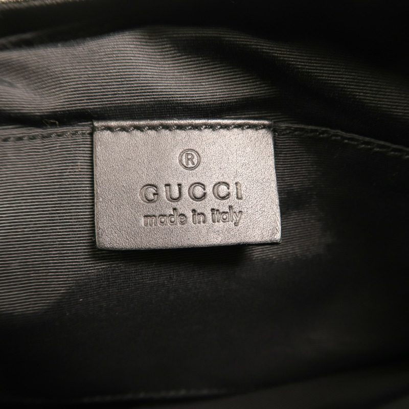 GUCCI 牛仔布Shoulder Bag金扣肩背袋-5