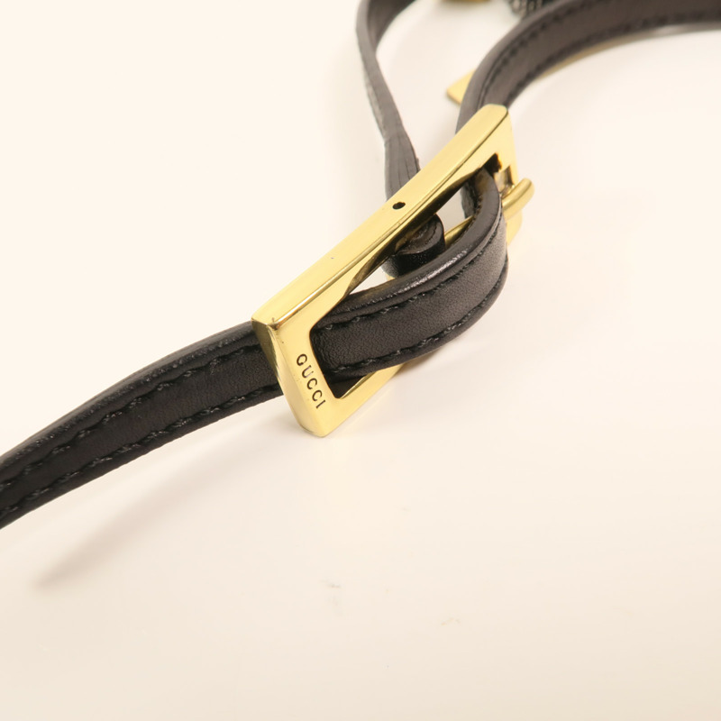 GUCCI 牛仔布Shoulder Bag金扣肩背袋-14