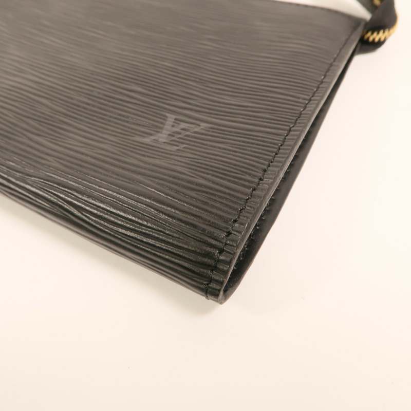 LOUIS VUITTON Epi Pochette Accessories Pouch金扣手挽袋-10
