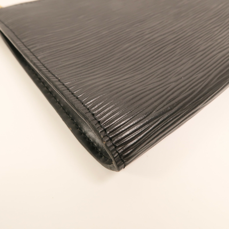 LOUIS VUITTON Epi Pochette Accessories Pouch金扣手挽袋-11