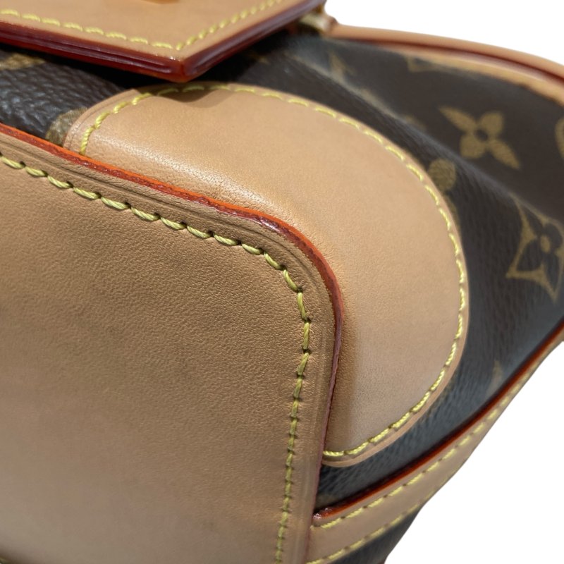 LOUIS VUITTON 路易威登 M57099 NOE PURSE MINI 迷你老花水桶包 帆布 棕色 金釦-10