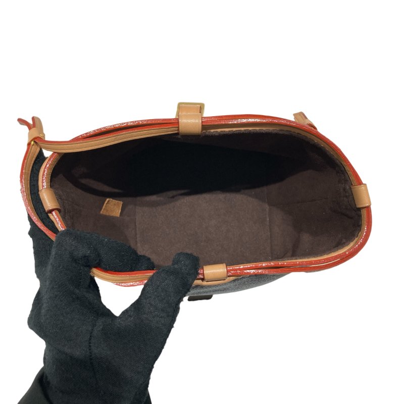 LOUIS VUITTON 路易威登 M57099 NOE PURSE MINI 迷你老花水桶包 帆布 棕色 金釦-11