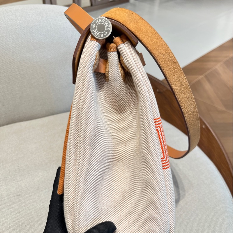 HERMES愛馬仕豬鼻子限定銀扣herbag31 31*12*25 銀扣 附件/鎖具/子包-4