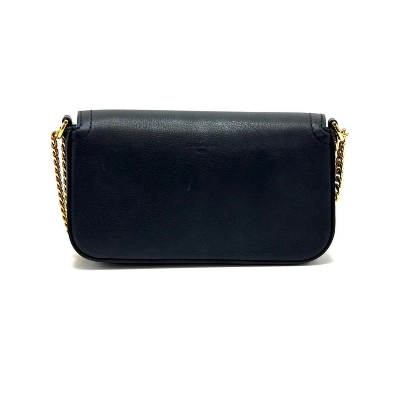 LV LOCKMETENDER 拼色肩背斜背鏈條包芯片款19*11*6 9新 配件塵袋-2