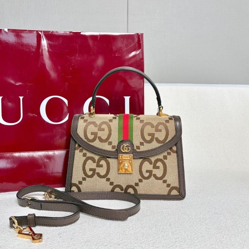 Gucci Ophidia系列手提斜背包25*17*6  9新 配件肩帶 塵袋-1