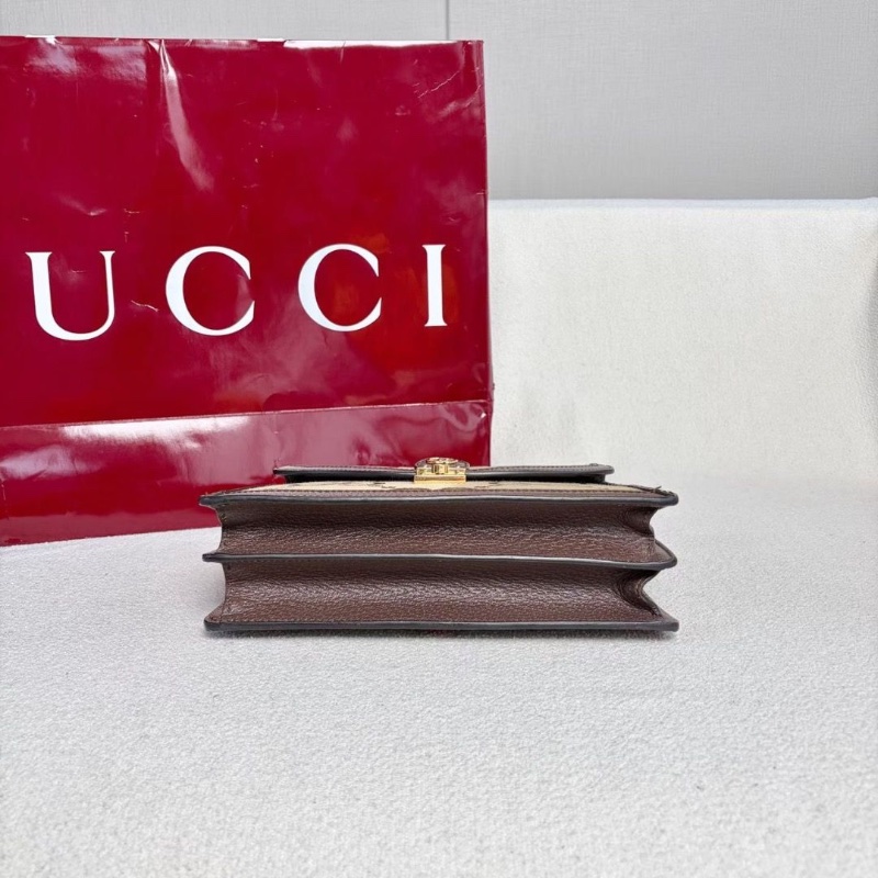 Gucci Ophidia系列手提斜背包25*17*6  9新 配件肩帶 塵袋-5