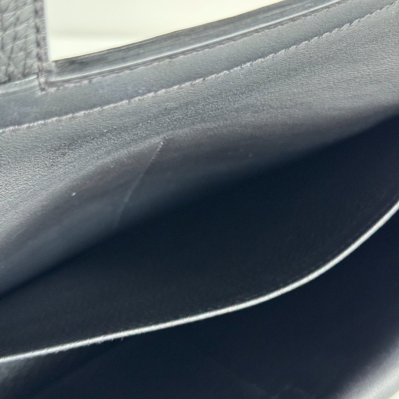 99新🆕 Hermès 愛馬仕 Halzan 25 黑色銀釦-14