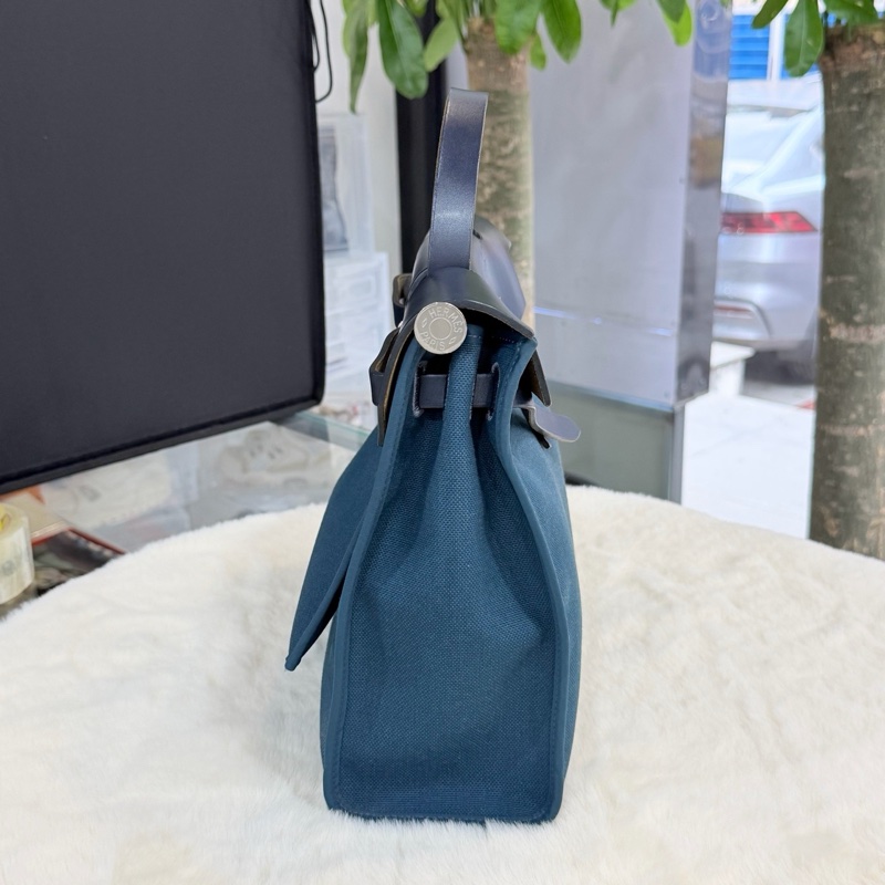 Hermes 愛馬仕 銀扣Herbag31 單肩手提斜挎包-4