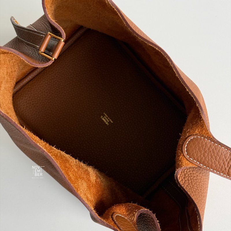 99新🆕 Hermès 愛馬仕 Picotin22 金棕金釦-3