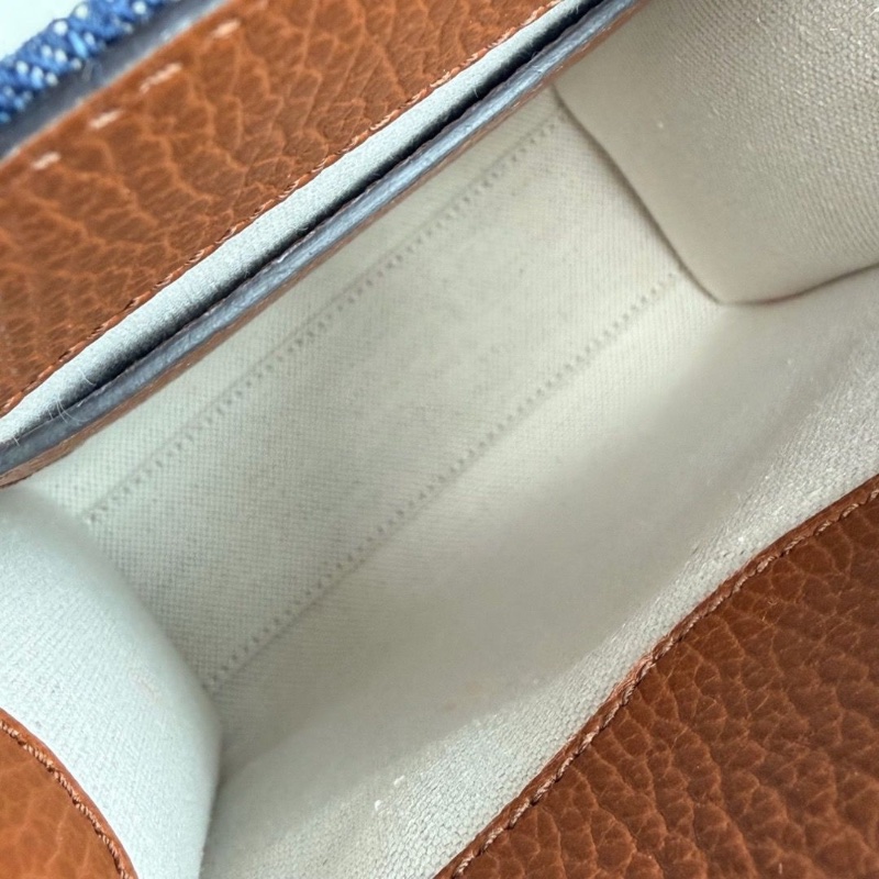 Gucci Retro丹寧琴譜包 15.5*19*6 95新 配件塵袋 可調節肩帶-8