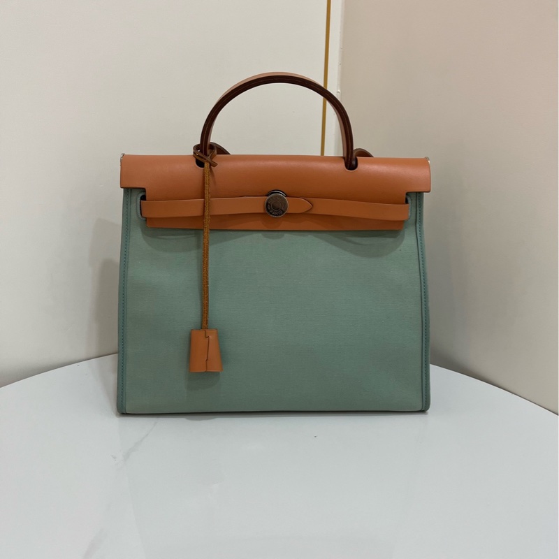 Hermes/愛馬仕 herbag31 手提單肩斜挎包 尺寸;31*25*10-0