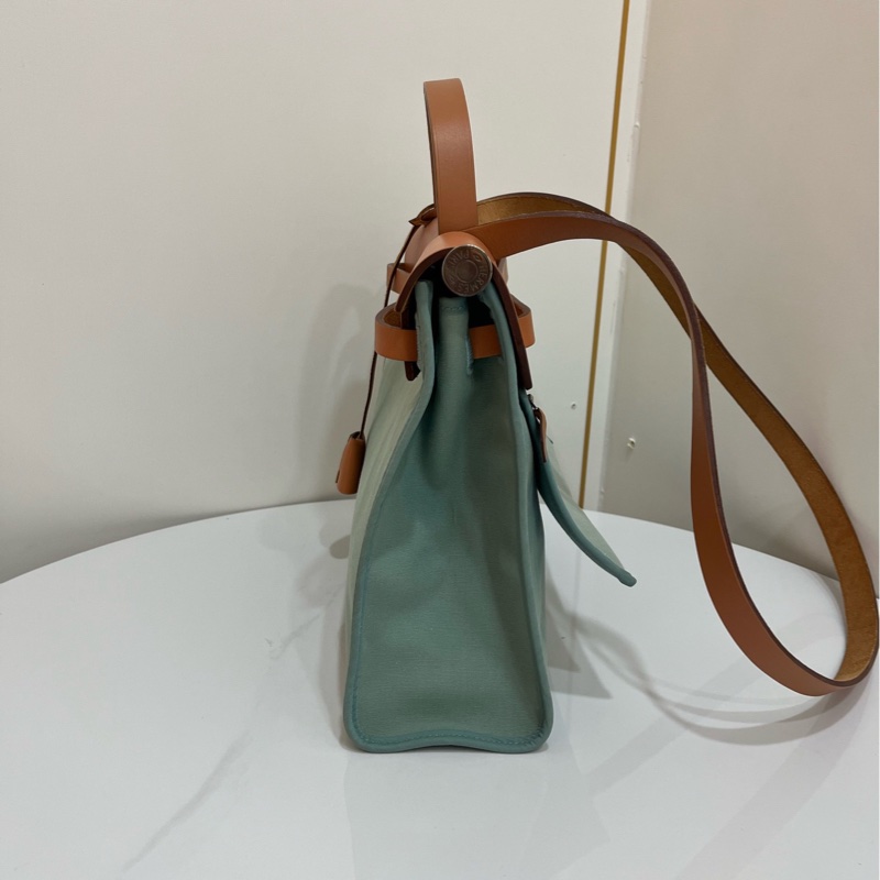 Hermes/愛馬仕 herbag31 手提單肩斜挎包 尺寸;31*25*10-2