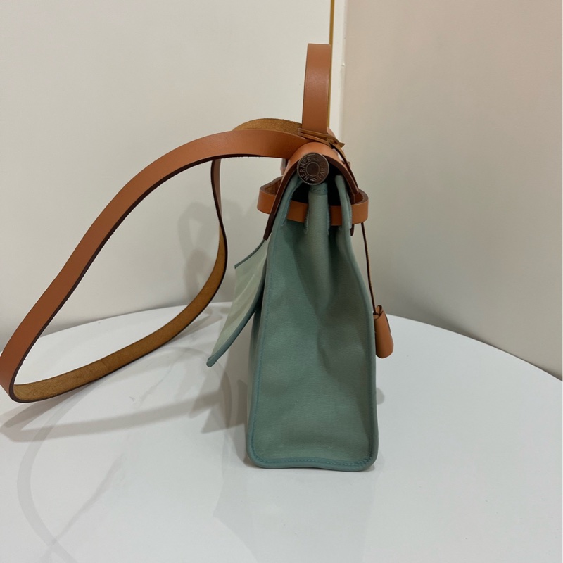 Hermes/愛馬仕 herbag31 手提單肩斜挎包 尺寸;31*25*10-3