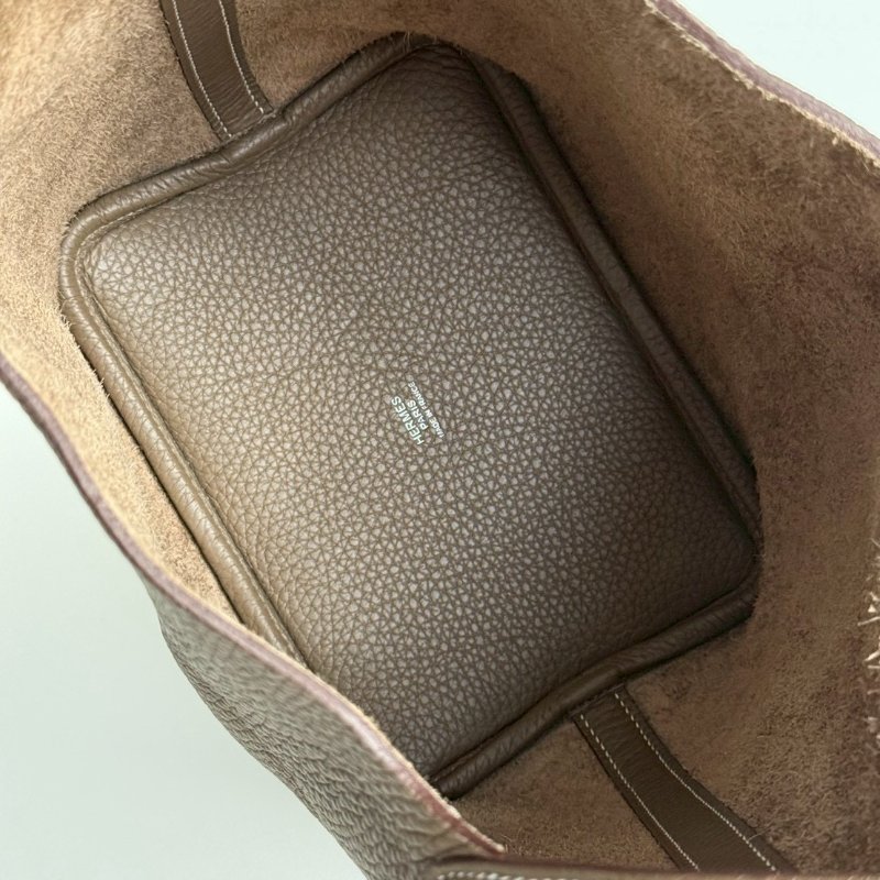 99新🆕 Hermès 愛馬仕 Picotin 22 大象灰金釦-6