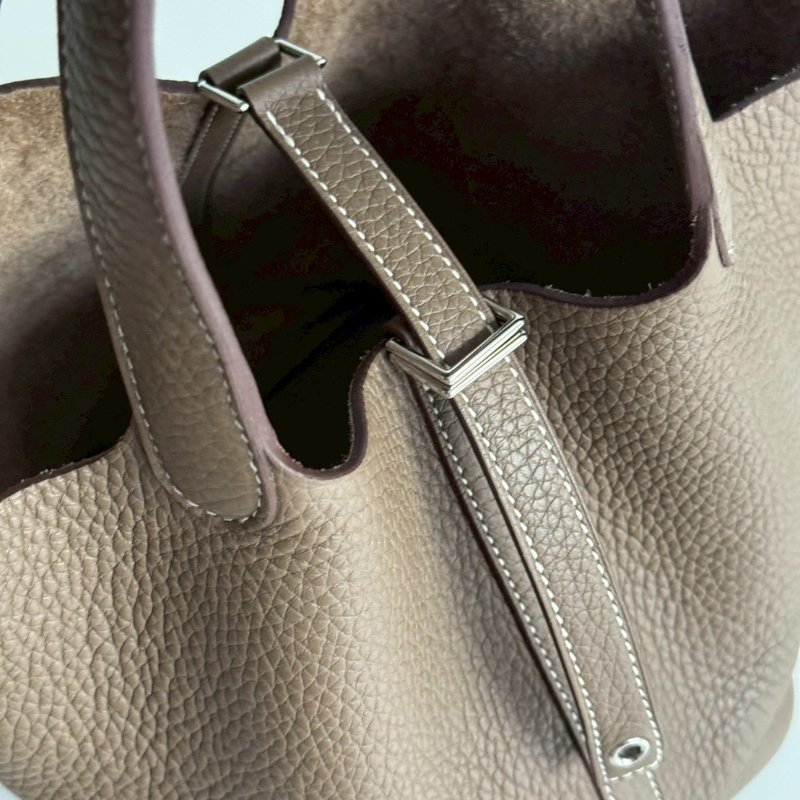 99新🆕 Hermès 愛馬仕 Picotin 22 大象灰金釦-8