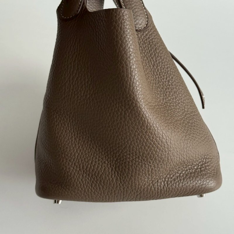 99新🆕 Hermès 愛馬仕 Picotin 22 大象灰金釦-9