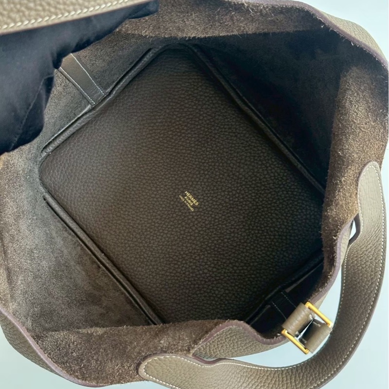 99新🆕 Hermès 愛馬仕 Picotin 22 大象灰金釦-7