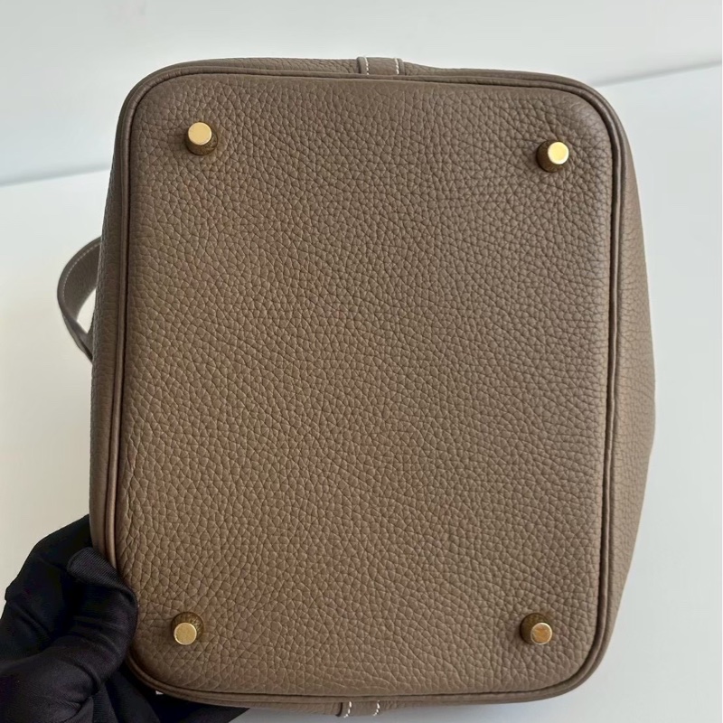 99新🆕 Hermès 愛馬仕 Picotin 22 大象灰金釦-12