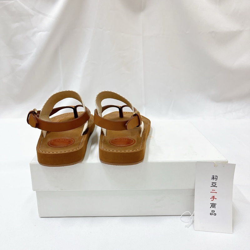 莉亞精品♡Chloe鞋款37 涼鞋 二手-9