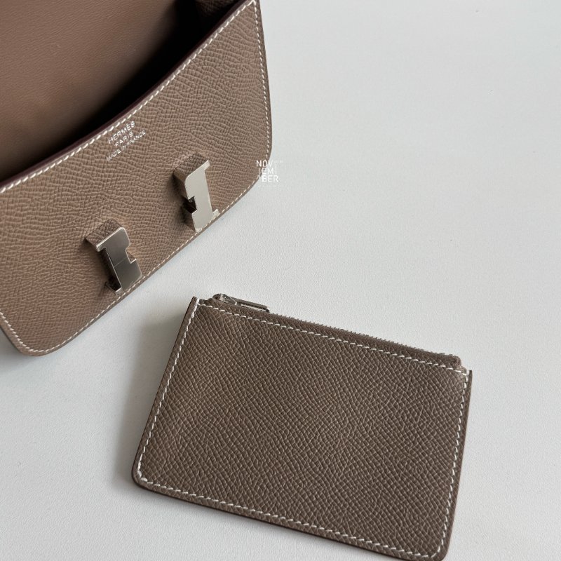 閒置新🫰🏻 Hermès 愛馬仕 Constance Slim 大象灰銀釦-3