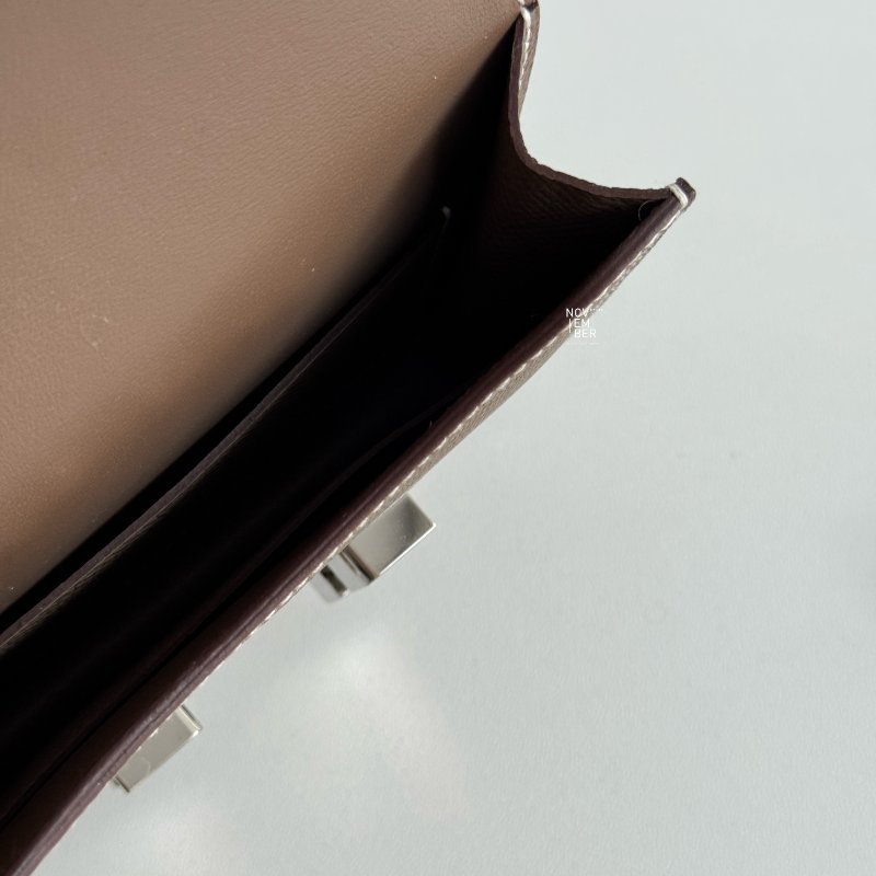 閒置新🫰🏻 Hermès 愛馬仕 Constance Slim 大象灰銀釦-4