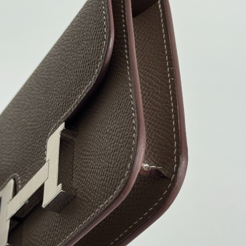 閒置新🫰🏻 Hermès 愛馬仕 Constance Slim 大象灰銀釦-9