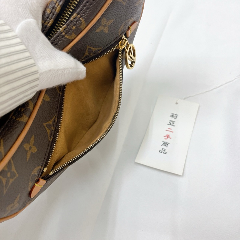 莉亞精品♡ LV M81098 老花月亮包 二手-5