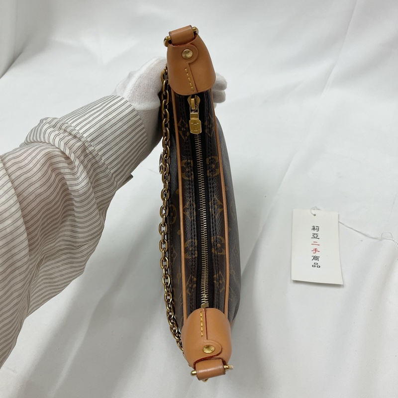 莉亞精品♡ LV M81098 老花月亮包 二手-7