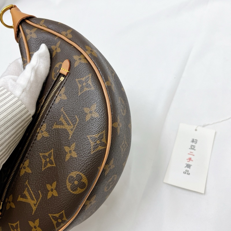 莉亞精品♡ LV M81098 老花月亮包 二手-12