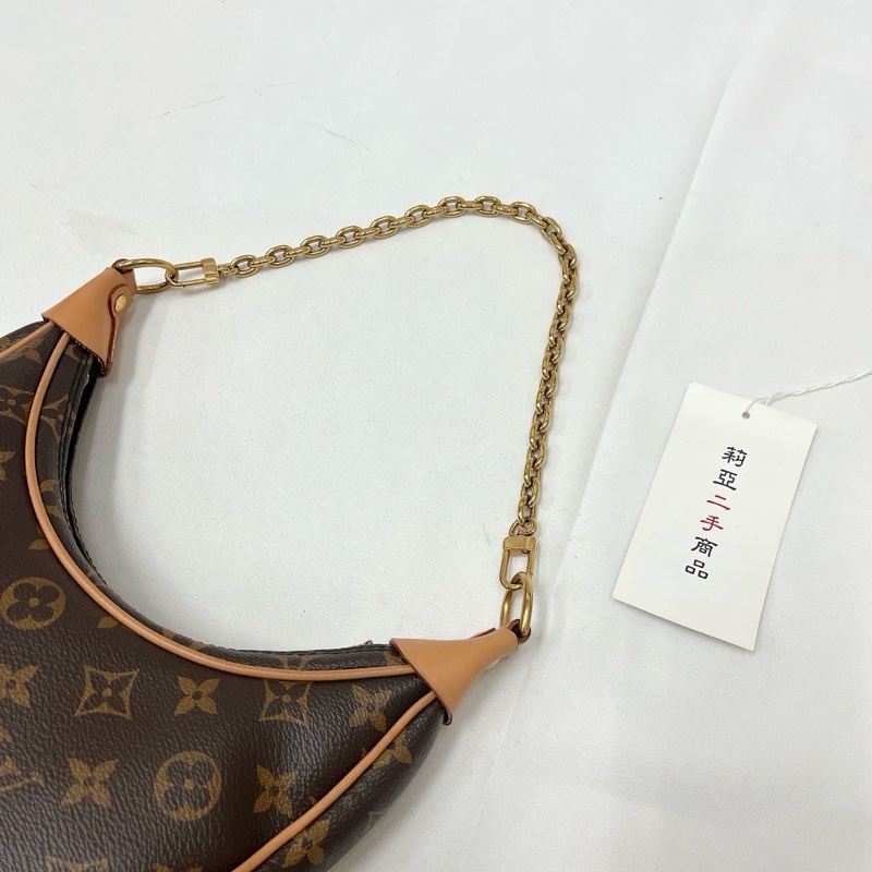莉亞精品♡ LV M81098 老花月亮包 二手-15