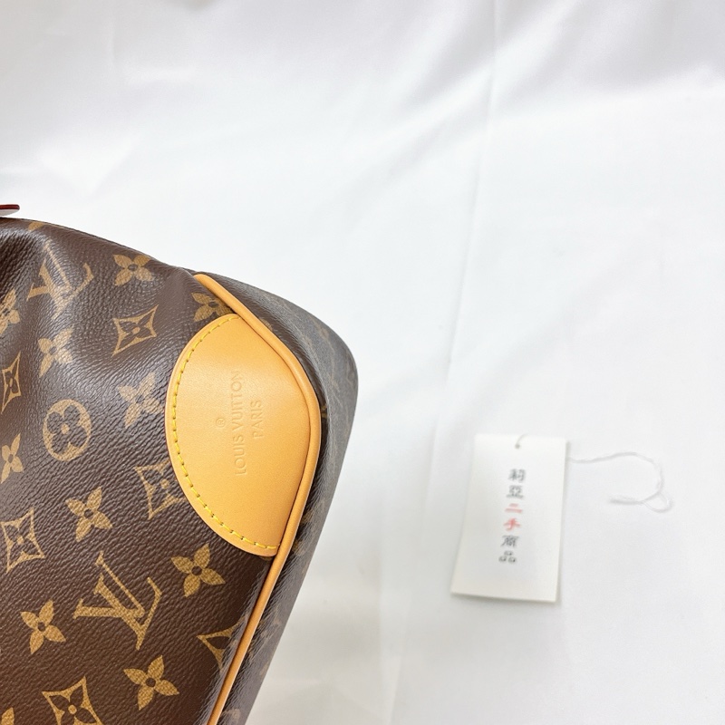 莉亞精品♡LV M45832 老花牛角包 二手-11