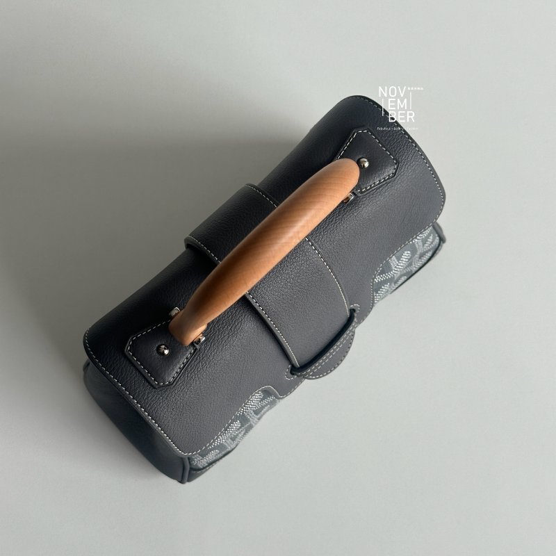 99新🆕 Goyard 戈雅 Saigon Mini 迷你西貢包 灰色-2