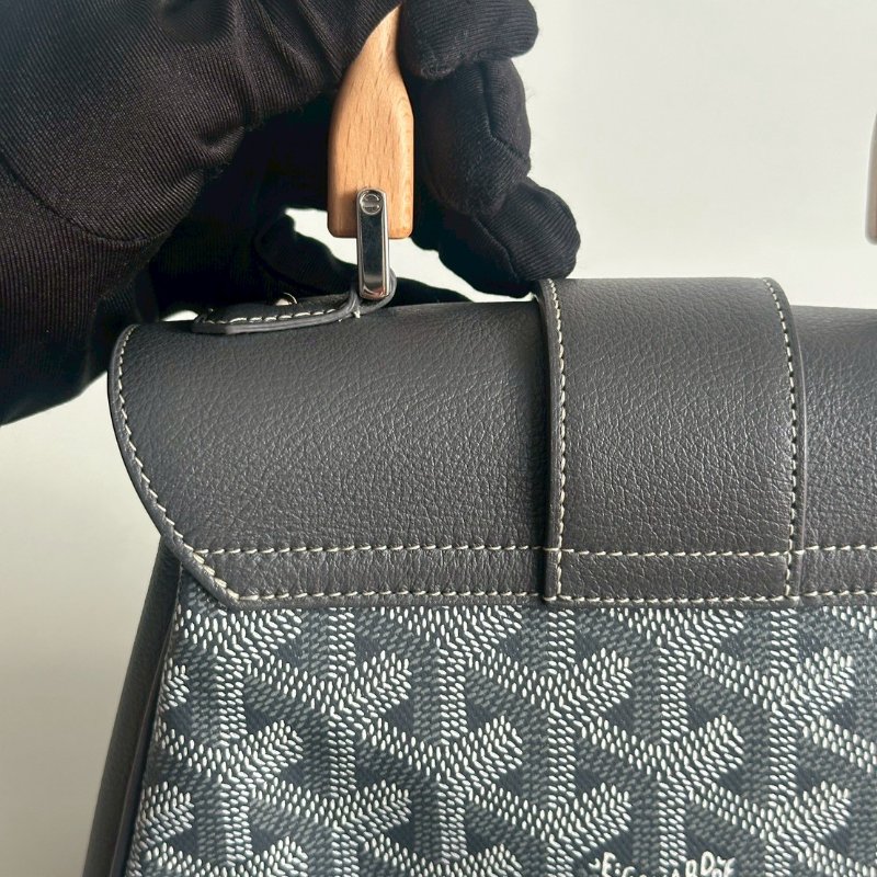 99新🆕 Goyard 戈雅 Saigon Mini 迷你西貢包 灰色-13