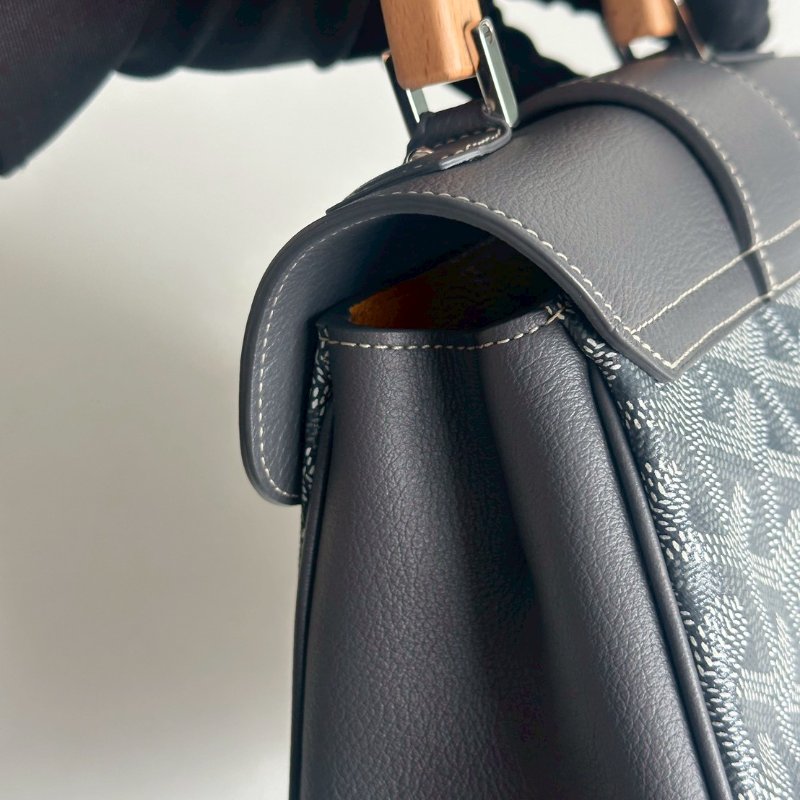 99新🆕 Goyard 戈雅 Saigon Mini 迷你西貢包 灰色-14