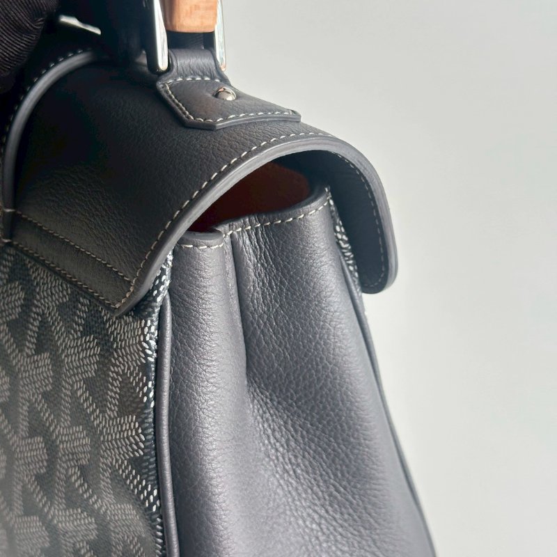 99新🆕 Goyard 戈雅 Saigon Mini 迷你西貢包 灰色-15