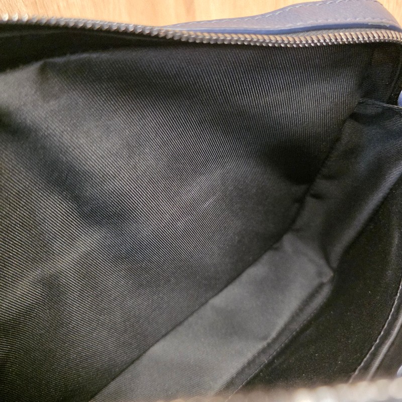 [夯款🥰現省3.5萬] LV深藍牛皮壓紋黑釦Trio三合一肩斜背包-17