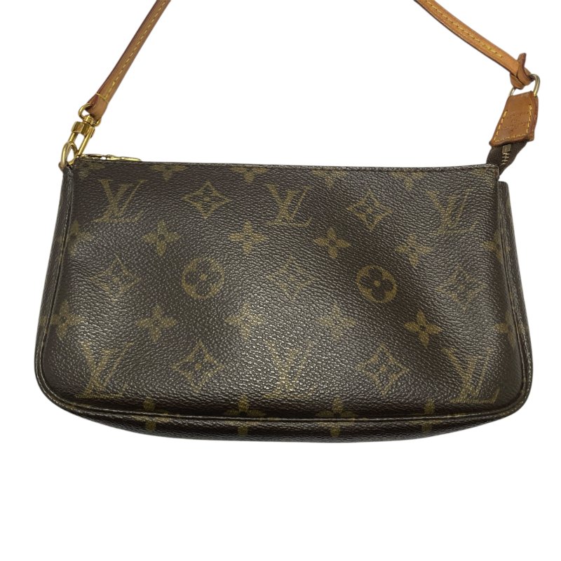 LOUIS VUITTON 路易威登 M51980 Pochette Accessoires 麻將包 腋下包 肩背包 PVC帆布 棕色老花 金釦-2