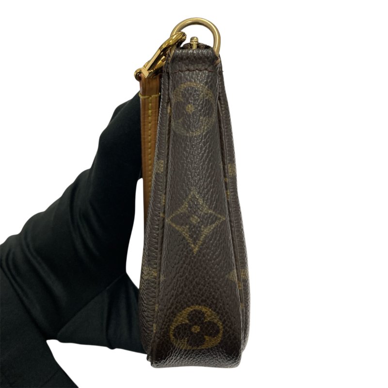 LOUIS VUITTON 路易威登 M51980 Pochette Accessoires 麻將包 腋下包 肩背包 PVC帆布 棕色老花 金釦-3