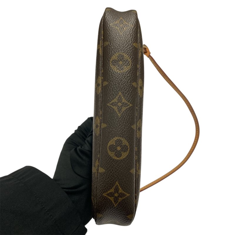 LOUIS VUITTON 路易威登 M51980 Pochette Accessoires 麻將包 腋下包 肩背包 PVC帆布 棕色老花 金釦-5