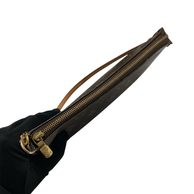 LOUIS VUITTON 路易威登 M51980 Pochette Accessoires 麻將包 腋下包 肩背包 PVC帆布 棕色老花 金釦-6