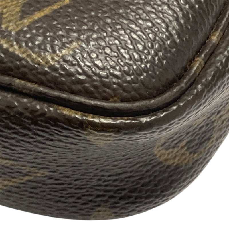 LOUIS VUITTON 路易威登 M51980 Pochette Accessoires 麻將包 腋下包 肩背包 PVC帆布 棕色老花 金釦-8