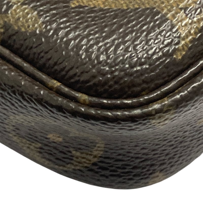 LOUIS VUITTON 路易威登 M51980 Pochette Accessoires 麻將包 腋下包 肩背包 PVC帆布 棕色老花 金釦-9