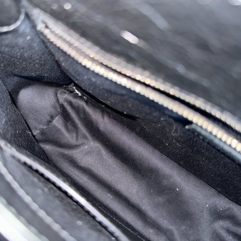 99新🆕 Saint Laurent YSL 聖羅蘭 Niki 中號 黑色銀鏈-12