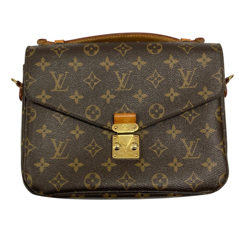 LOUIS VUITTON 路易威登 M40780 Pochotte Metis 郵差包 肩背包 PVC帆布 棕色老花 金釦-1