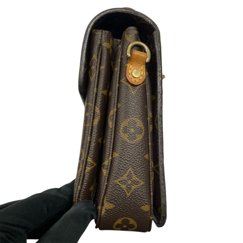 LOUIS VUITTON 路易威登 M40780 Pochotte Metis 郵差包 肩背包 PVC帆布 棕色老花 金釦-3