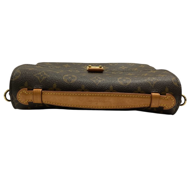 LOUIS VUITTON 路易威登 M40780 Pochotte Metis 郵差包 肩背包 PVC帆布 棕色老花 金釦-6