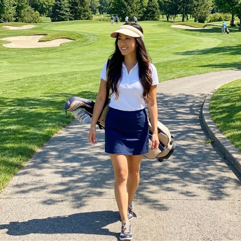 BURBERRY GOLF 格紋字母遮陽帽-0