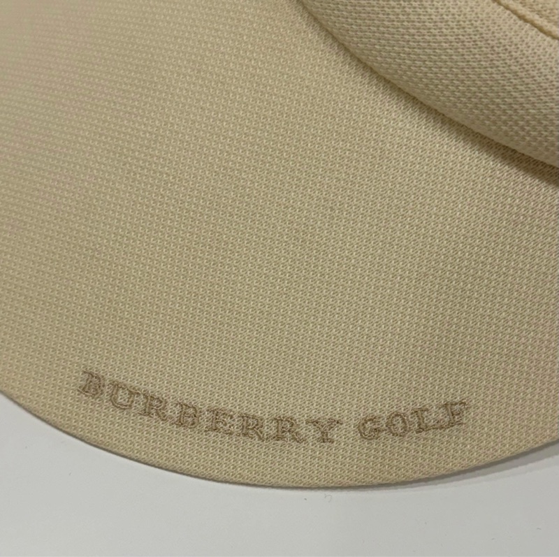 BURBERRY GOLF 格紋字母遮陽帽-4