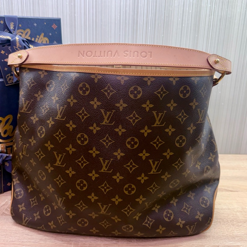 LV M40353 delightful MM單把肩背購物包托特包-2
